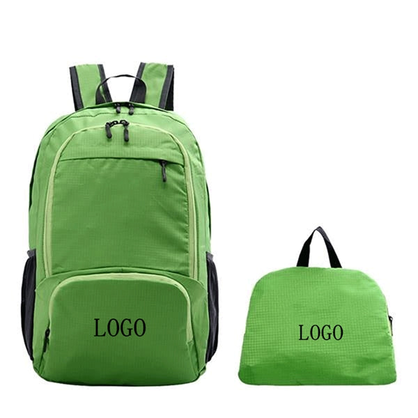 Portable Folding Travel Backpack with Mesh Straps
