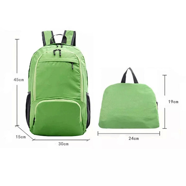 Portable Folding Travel Backpack with Mesh Straps