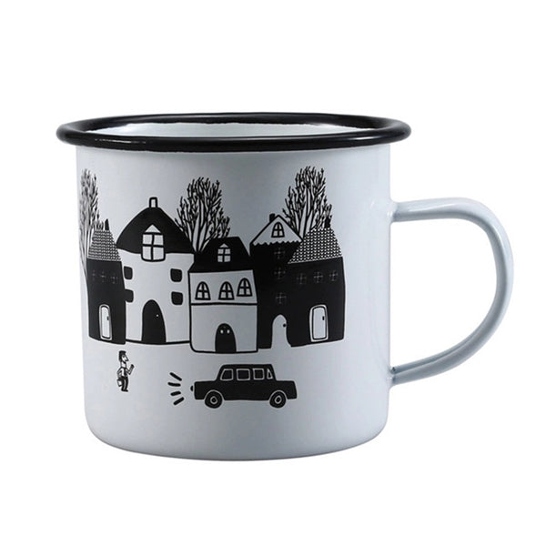 Full Custom 12oz Enamel Mug