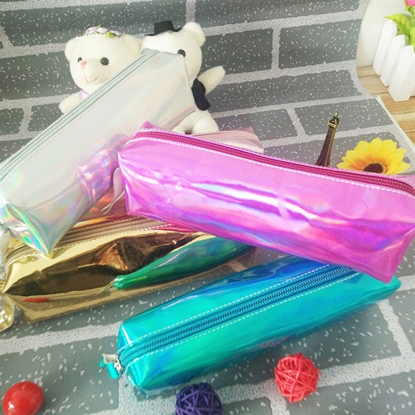 Holographic pencil bag