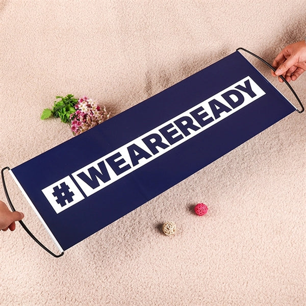Retractable Hand-Held Scroll Banner