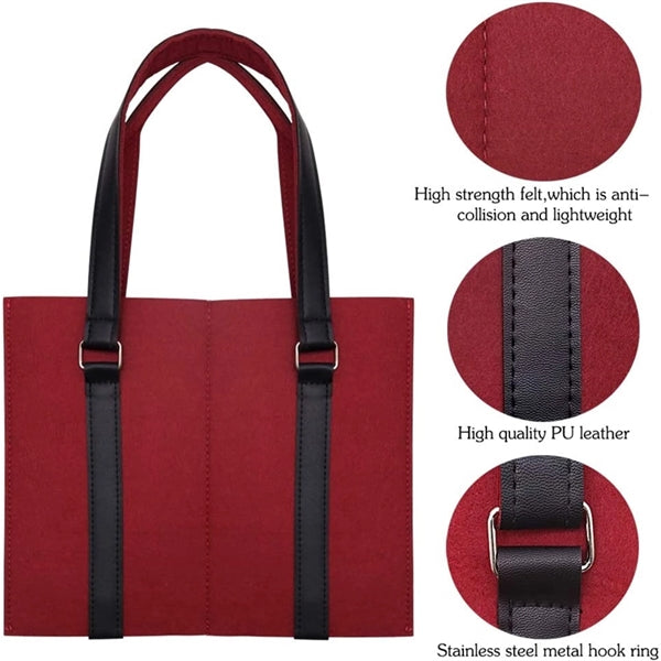 Felt 2 Bottle Wine Carrier Tote Gift Bags
