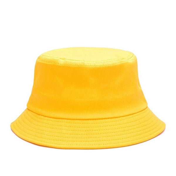 Cotton Bucket Hat w/ Embroidery Logo