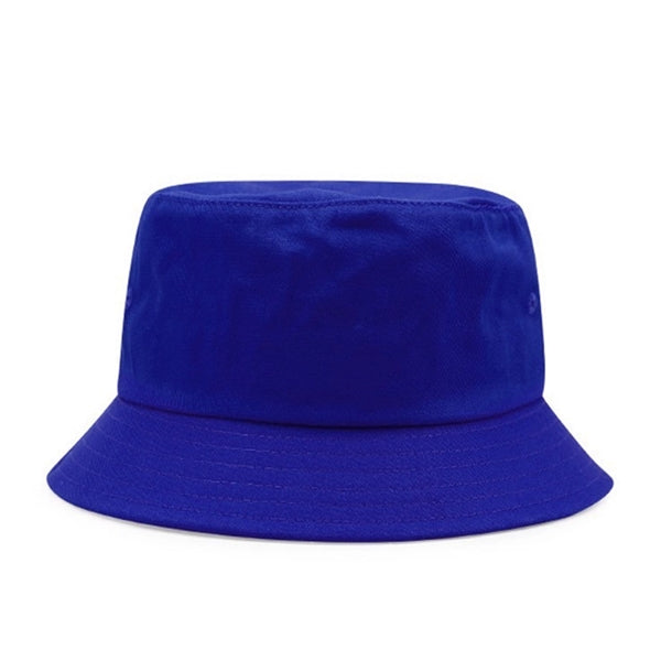 Cotton Bucket Hat w/ Embroidery Logo