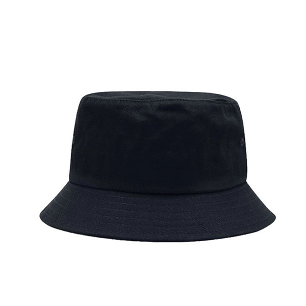 Cotton Bucket Hat w/ Embroidery Logo