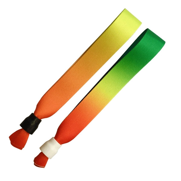 Full Color Dye-Sublimated Polyester Adjustable Wristband