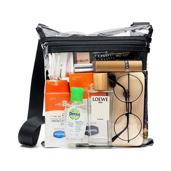 Logo Clear TPU Shoulder Bag 9"x10"