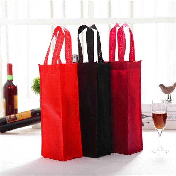 Single Non-Woven Wine Tote Bag