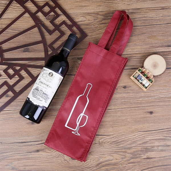 Single Non-Woven Wine Tote Bag