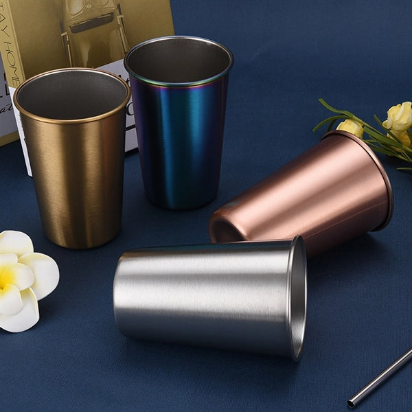 18 Oz. Stainless Steel Cups