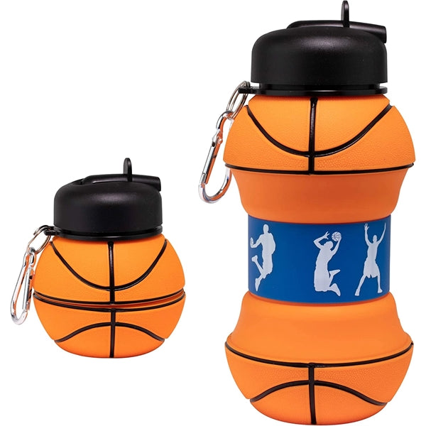 Collapsible Silicone Water Bottle 18oz