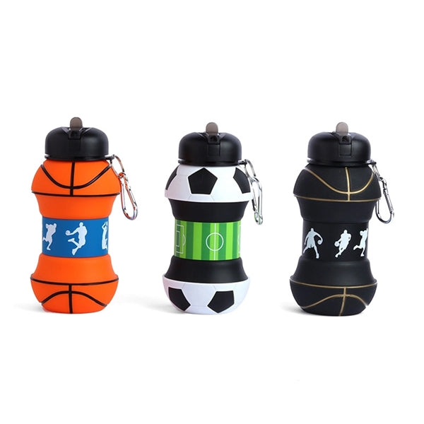 Collapsible Silicone Water Bottle 18oz