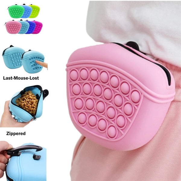 Silicone Dog Treat Pouch w/ Zipper