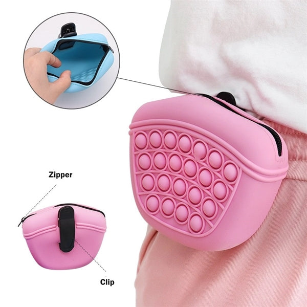Silicone Dog Treat Pouch w/ Zipper
