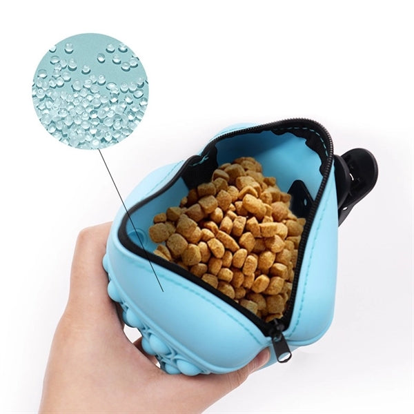 Silicone Dog Treat Pouch w/ Zipper