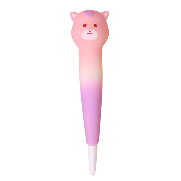 Cartoon Cute Animal Fruit Stress Reliever Gel Ink Pen