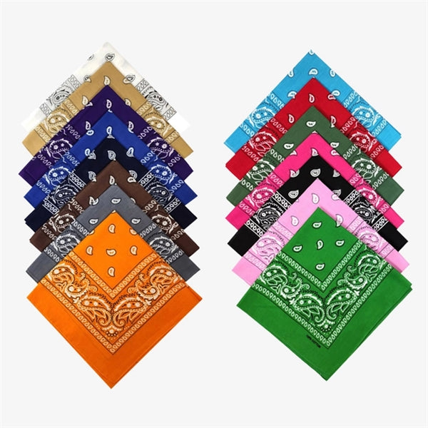 22" x 22" polyester Bandana