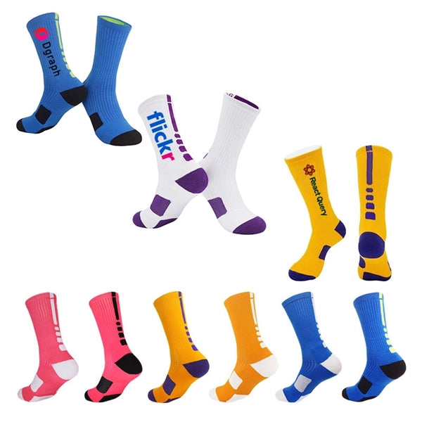 Adult Basketball Crew Socks