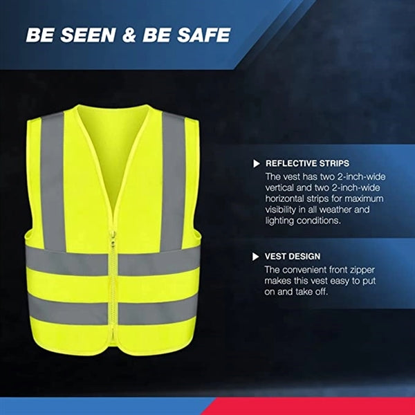 Safety Vest with Reflective Stripe
