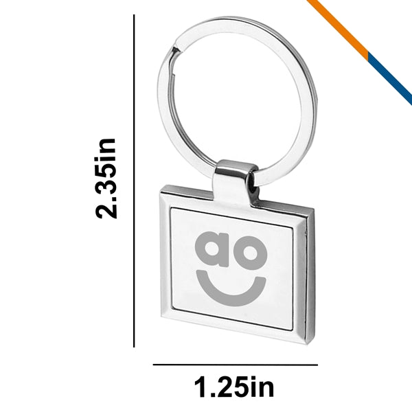 Solin Square Keychain