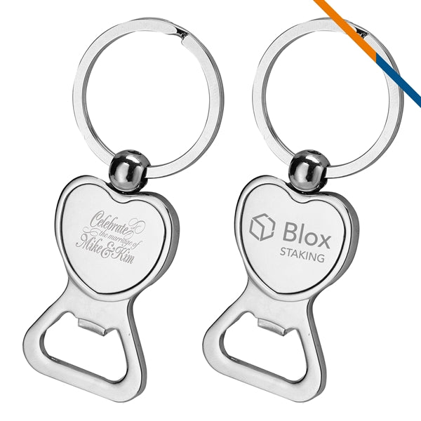 Heart Bottle Opener Keychain