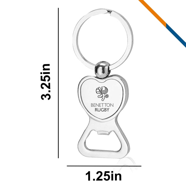 Heart Bottle Opener Keychain