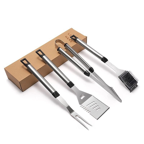 4PCS Stainless Steel BBQ Set