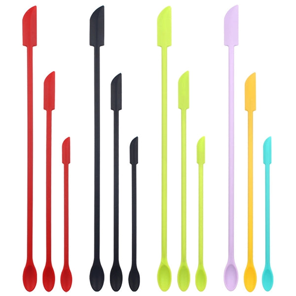 3 Size Mini Silicone Spatula Set
