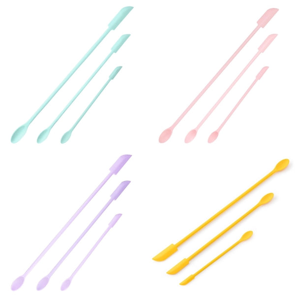 3 Size Mini Silicone Spatula Set