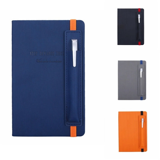 A5 Embossed Journal Notebook with Pen Holder