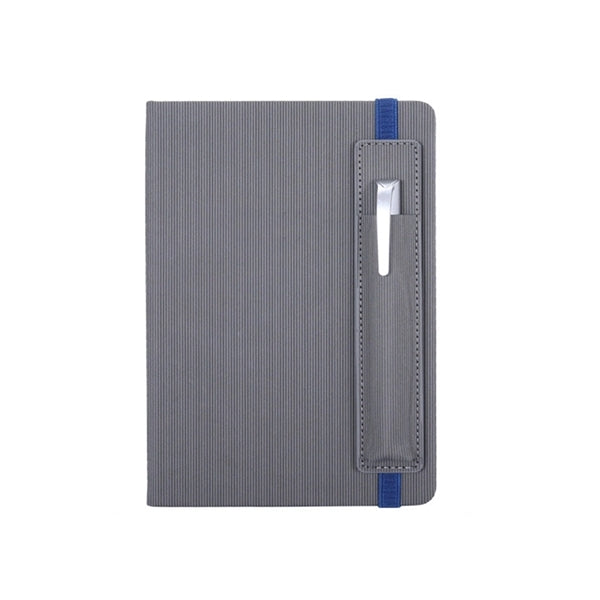 A5 Embossed Journal Notebook with Pen Holder
