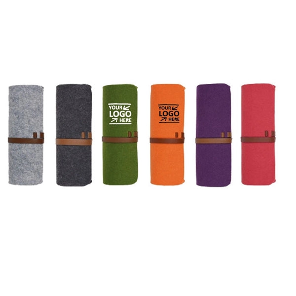 Felt Pencil Case Glasses Pouch Holder