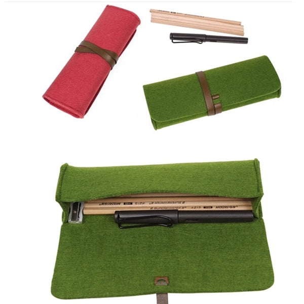 Felt Pencil Case Glasses Pouch Holder