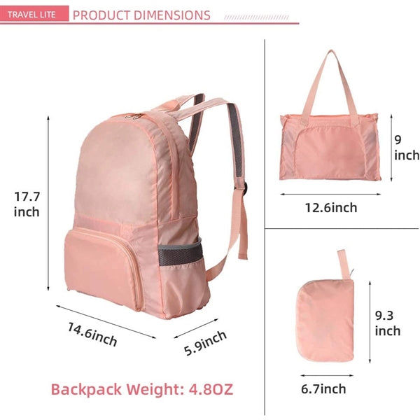 Foldable Waterproof Backpack Handbag