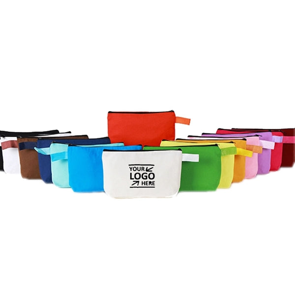Canvas Cotton Pencil Case Makeup Bag