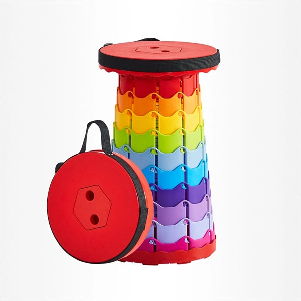 Telescopic Camping Stool Portable Folding Retractable Chair