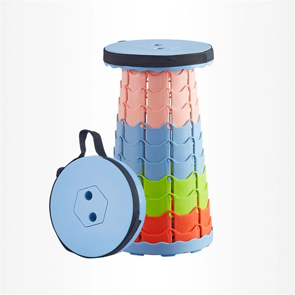 Telescopic Camping Stool Portable Folding Retractable Chair