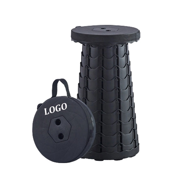 Telescopic Camping Stool Portable Folding Retractable Chair