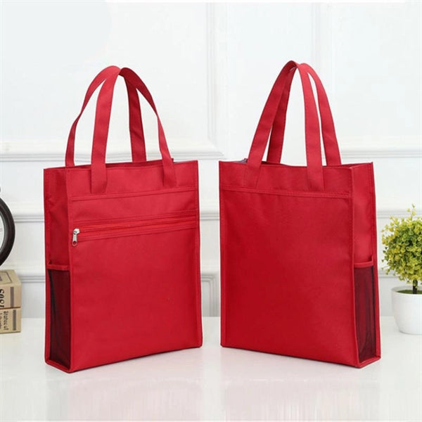 Portable A4 Zipper Information Bag