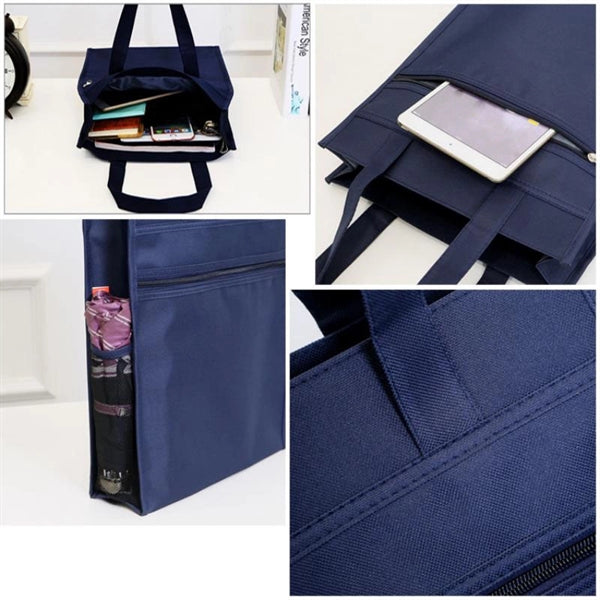 Portable A4 Zipper Information Bag