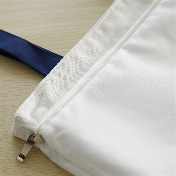 Canvas Zipper Shopping Bag