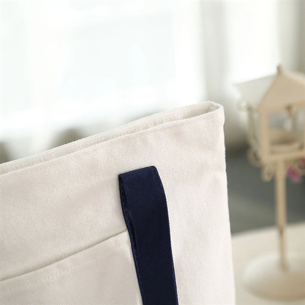 Canvas Zipper Shopping Bag