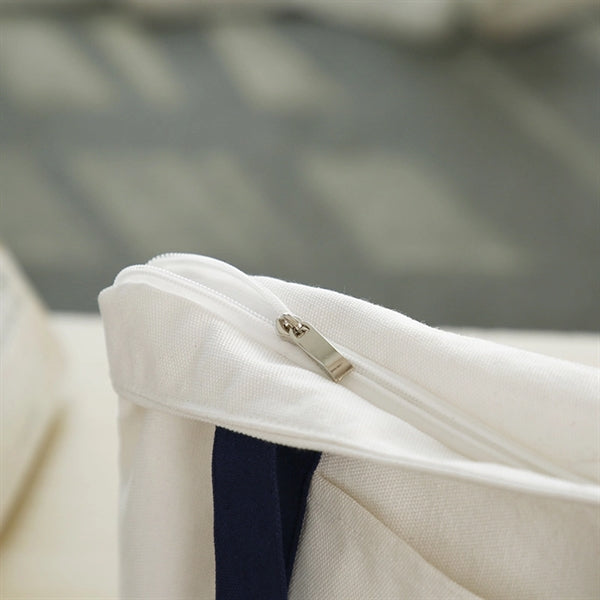 Canvas Zipper Shopping Bag