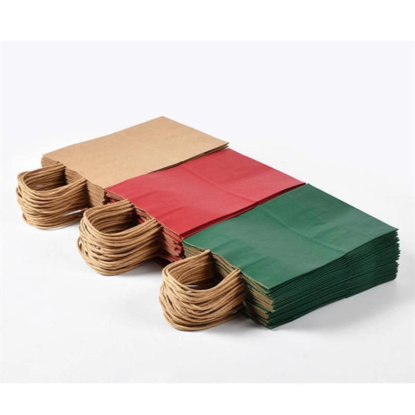 Portable Cowhide Takeaway Paper Bag