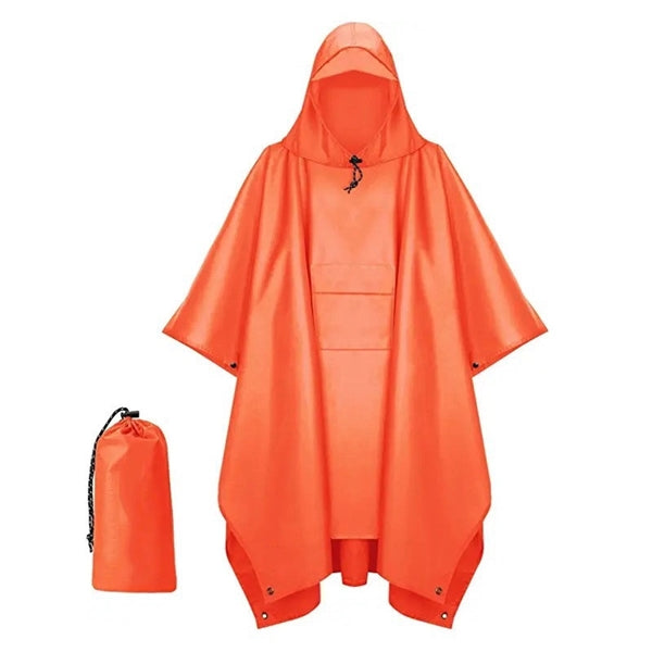 3 in 1 Hooded Rain Poncho