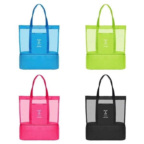 Mesh Tote Bag with Cooler
