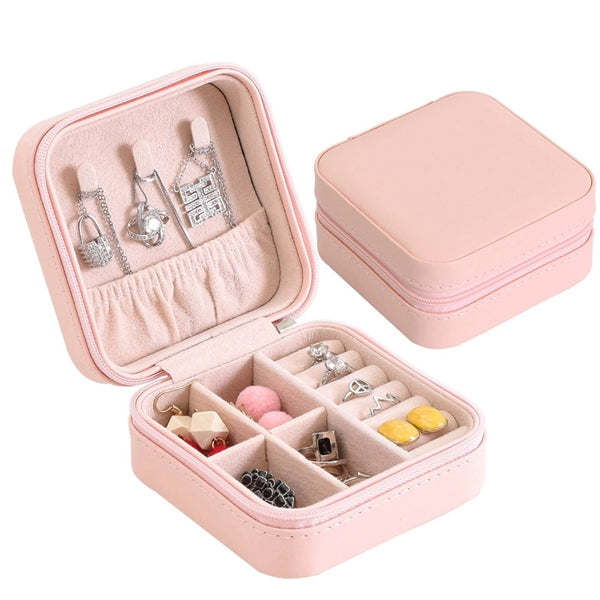 PU Single Layer Simple Jewelry Storage Box