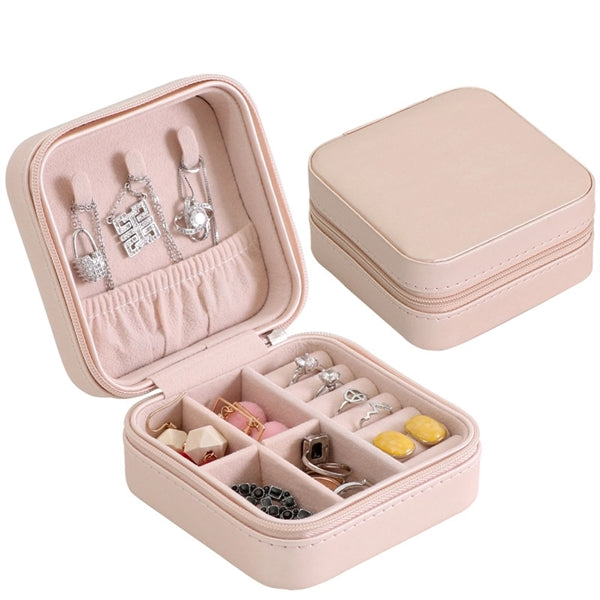 PU Single Layer Simple Jewelry Storage Box
