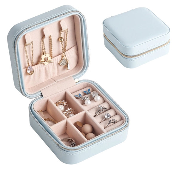 PU Single Layer Simple Jewelry Storage Box