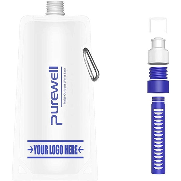 1000ML Collapsible BPA Free Canteen Water Filter